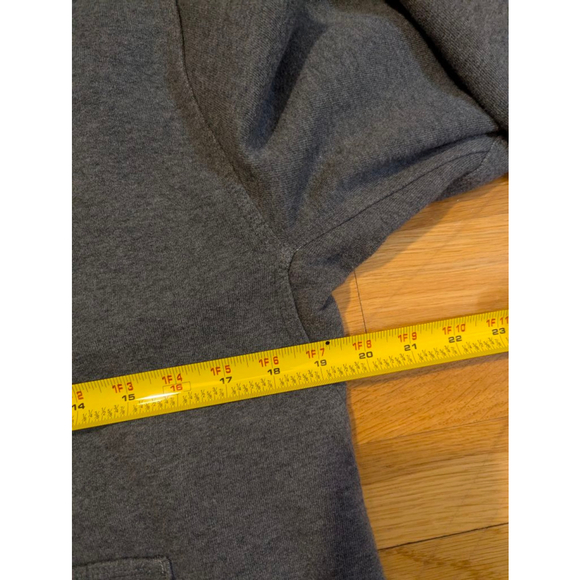 L.L.Bean Katahdin Ironworks Gray Sherpa Lined Full Zip Hoodie Size Small - Picture 5 of 10